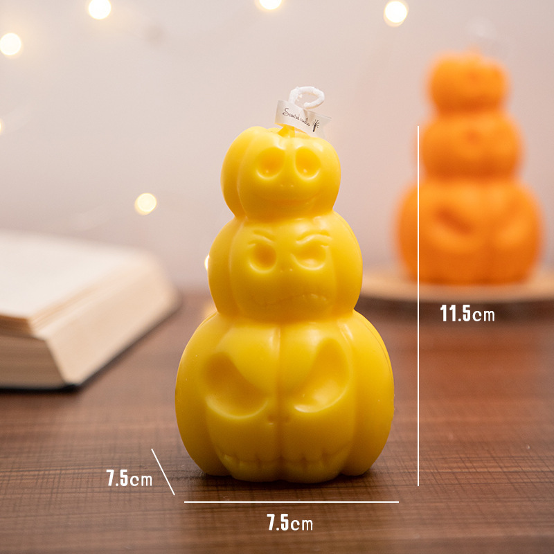 Yellow triple pumpkin
