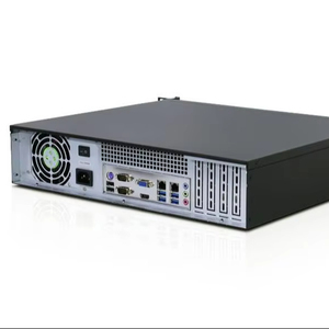 Parlak kalite 2U380A 2U sunucu kasası yatay 19.6 \ "x9.6 \" alüminyum PC kulesi kullanılan USB bilgisayar ATX anakart güç - Product Image 2