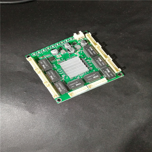 Small Size 8p Pin <strong>Header</strong> <strong>8</strong> Port 10 100 1000mbps Mini Module Gigabit Network Switch Pcb Board - Product Image 2