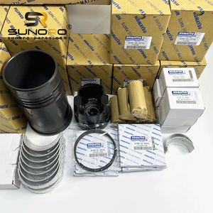 Komatsu 6D125 motor pistonu için revizyon kiti yeniden 6150-32-2110 6151-31-2710 6151-21-2220 6150-31-2033 6150-<span class=keywords><strong>K1</strong></span>-9901 125MM