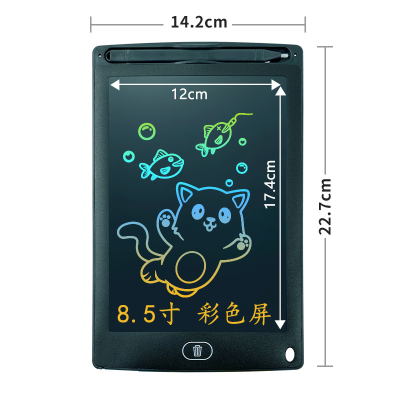 Type D-8.5 inch black + color