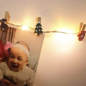 Guirnalda de luces LED de interior personalizada, luz decorativa de Navidad blanca cálida, funciona con pilas para fiestas - Product Image 5