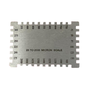 Độ Chính Xác Cao Thép Không Gỉ Lục Giác Lược Ướt Độ Dày Màng Đo Màng Ướt Lược Đo Sơn Khuyến Mại Công Cụ Kit - Product Image 2