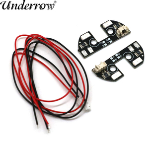 ไฟนำทาง APM2.8 LED สำหรับกลางคืน4ชิ้น, ไฟนำทางทางอากาศกำลังสูงพร้อมสาย5V สำหรับ F550 F450 F330 S500 S550โดรน RC Quadcopter - Product Image 1