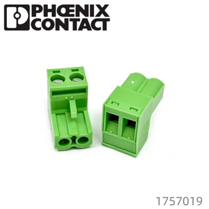 Terminal MSTB-Through de 5,08mm Original, bloque de 1757019, conector de PCB simple verde doble de 2 pines - Product Image 6