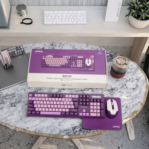 Combo de teclado y ratón inalámbricos de gran oferta 3 en 1 con juego de alfombrilla de ratón precio directo de fábrica para PC ordenador portátil - Product Image 5