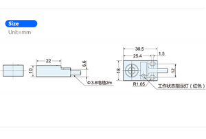 Sensor inductivo de proximidad rectangular sin contacto, distancia de 5mm, NPN, PNP, normalmente abierto/normalmente cerrado, Sensor industrial cuadrado - Product Image 3