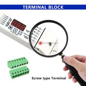 BC-833 DC12V-24V 5A RGB DMX Decoder tensione costante Led DMX Controller Dmx512 Decoder 3 canali Led striscia Dmx Decoder - Product Image 3