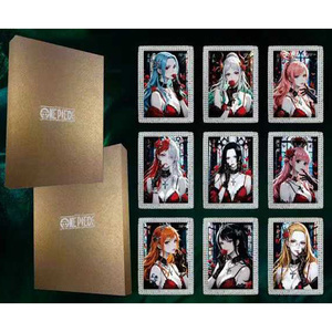 การ์ดโลหะขายส่ง GP ชุดการ์ดเกม ONE PIECE กล่องอะคริลิคน่ารัก ฟิกเกอร์อนิเมะ การ์ต้าส์อนิเมะ ลูฟี่ โซโล ซันจิ นามิ - Product Image 3