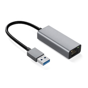 Controlador gratuito USB a RJ45 convertidor USB 3,0 a 1000Mbps Gigabit RJ45 tarjeta de red adaptador Ethernet para computadora