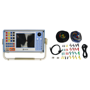 เครื่องทดสอบการป้องกันรีเลย์หกเฟสจอแสดงผล LCD อเนกประสงค์ได้รับการรับรองมาตรฐาน ISO สำหรับชุดทดสอบหกรองกระแส - Product Image 5