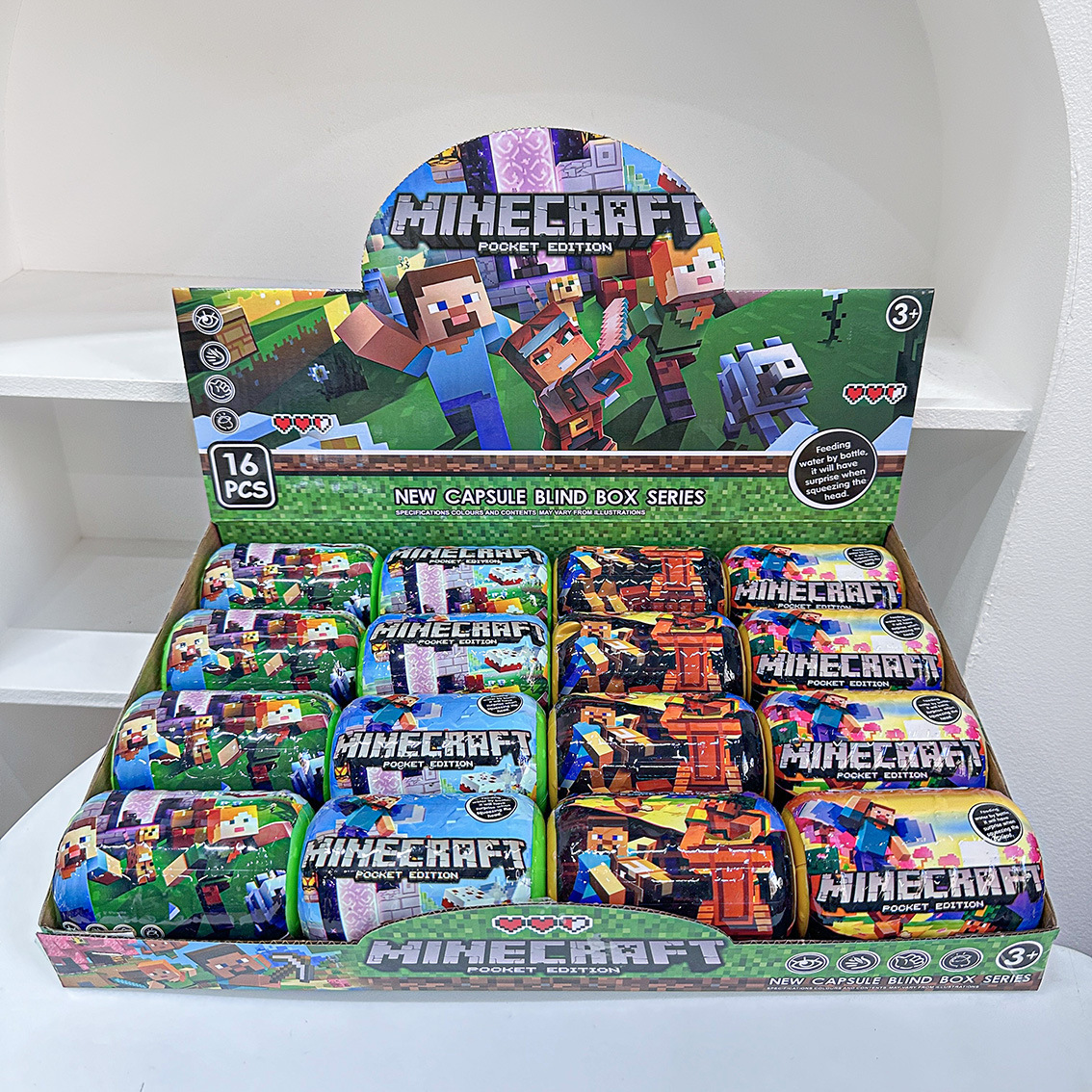 Minecraft-building blocks man-capsule blind box
