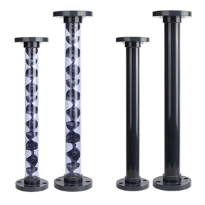 Üretici 1/4 1/2 1 1.5 2 3 4 inç PVC UPVC statik mikser Sk tipi statik boru hattı ozon sıvı su karıştırma için karıştırıcılar - Product Image 4