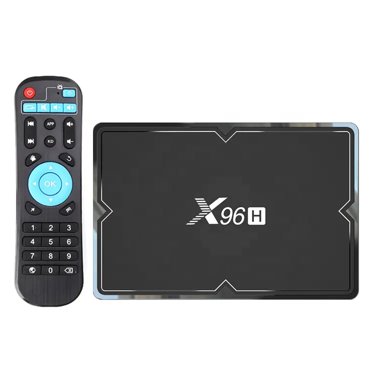 フルストックX96HAndroid9.0テレビボックススマートTVボックスAllwinner H603 2.4G/5G Wifi BT 6KX96Hメディアプレーヤーセットトップボックスお得な価格