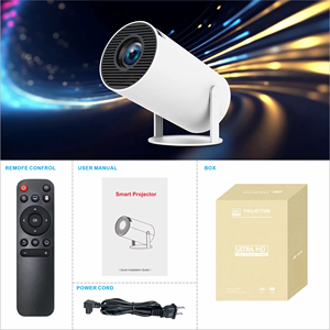 Android Wifi projektör HY300 taşınabilir Android 11 akıllı projektör Proyector Mini ev sineması - Product Image 6