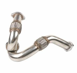 Turbocharger up Pipe Set Y-Pipe <strong>Header</strong> for 03-07 Ford 6.0L Power Stroke Diesel - Product Image 2