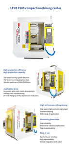 Leyo เครื่องซีเอ็นซี T600 3-5แกน Fanuc robodrill ศูนย์เครื่องจักรแนวตั้งขนาดกะทัดรัด - Product Image 6