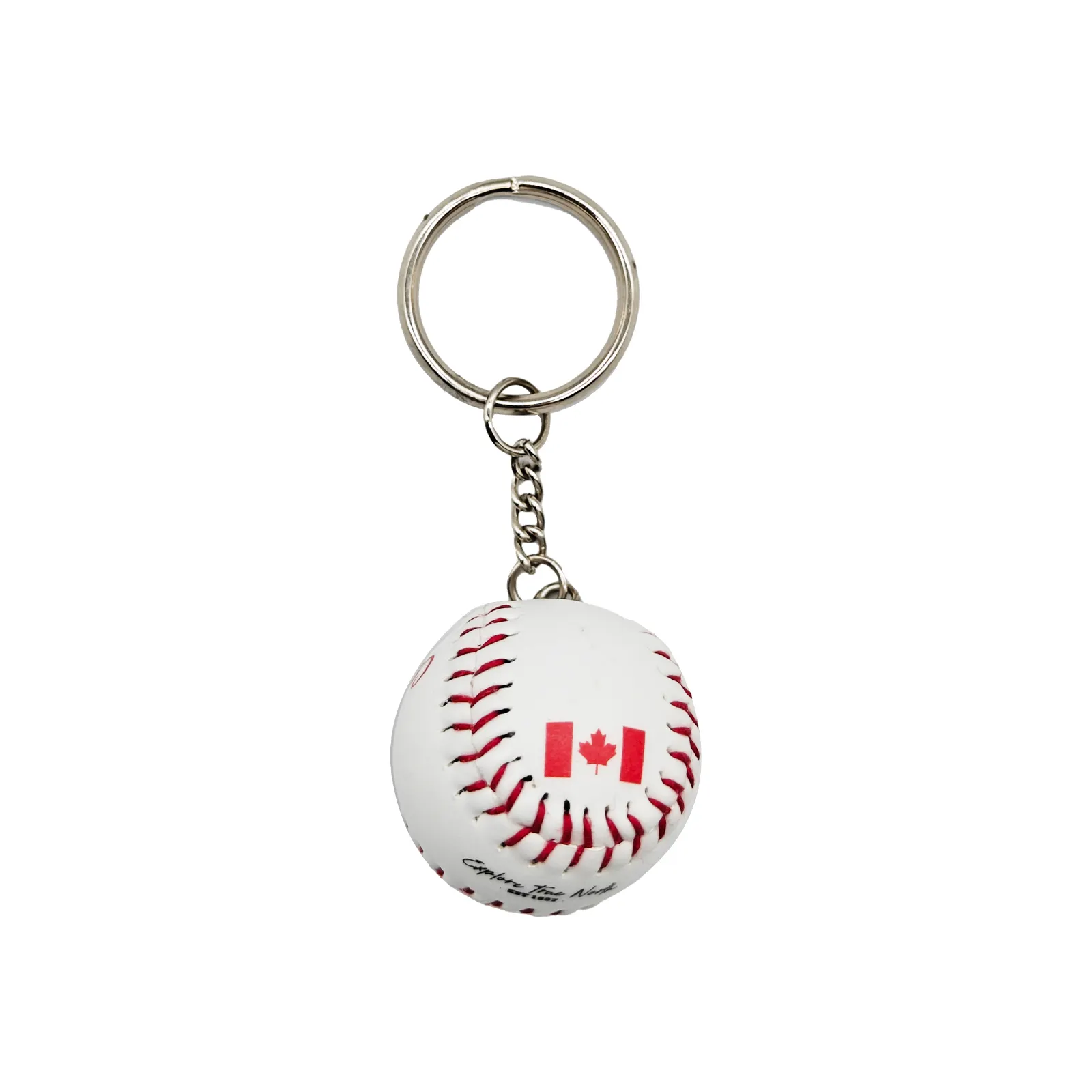 Vente en gros de porte-clés baseball avec logo personnalisé porte-clés souvenir