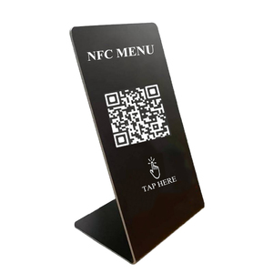 แผ่นพีวีซีอะคริลิกสำหรับใส่นามบัตรโรงแรม13.56MHz RFID Google Review แบบปรับแต่งได้สำหรับร้านอาหาร - Product Image 1