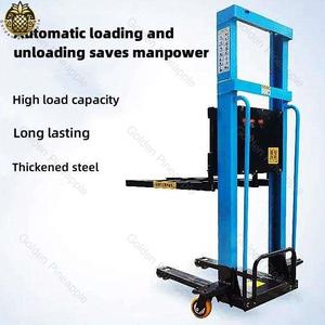 1T carrello elevatore elettrico con capacità di carico 1T camion Stacker portatili per Auto sollevamento su e giù per caricare e scaricare merci - Product Image 6