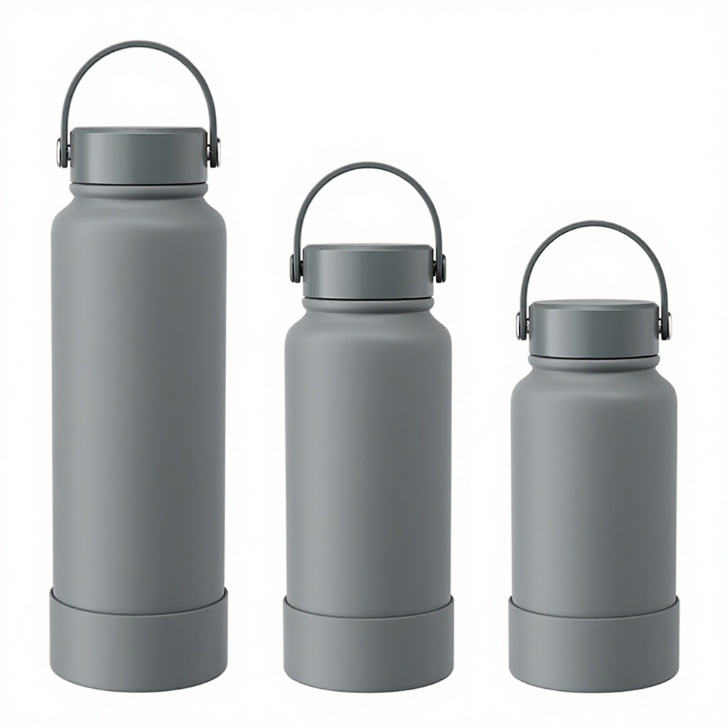 Dark gray silicone cup sleeve