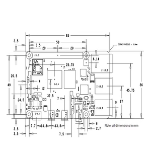 Scheda di sviluppo lampone Pi 4B di quarta generazione 1GB 2GB 4GB 8GB B tipo WiFi Kit componenti elettronici - Product Image 3