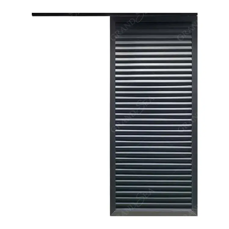 Прямая Заводская поставка от производителя, подвесные раздвижные алюминиевые оконные жалюзи, двери сарая