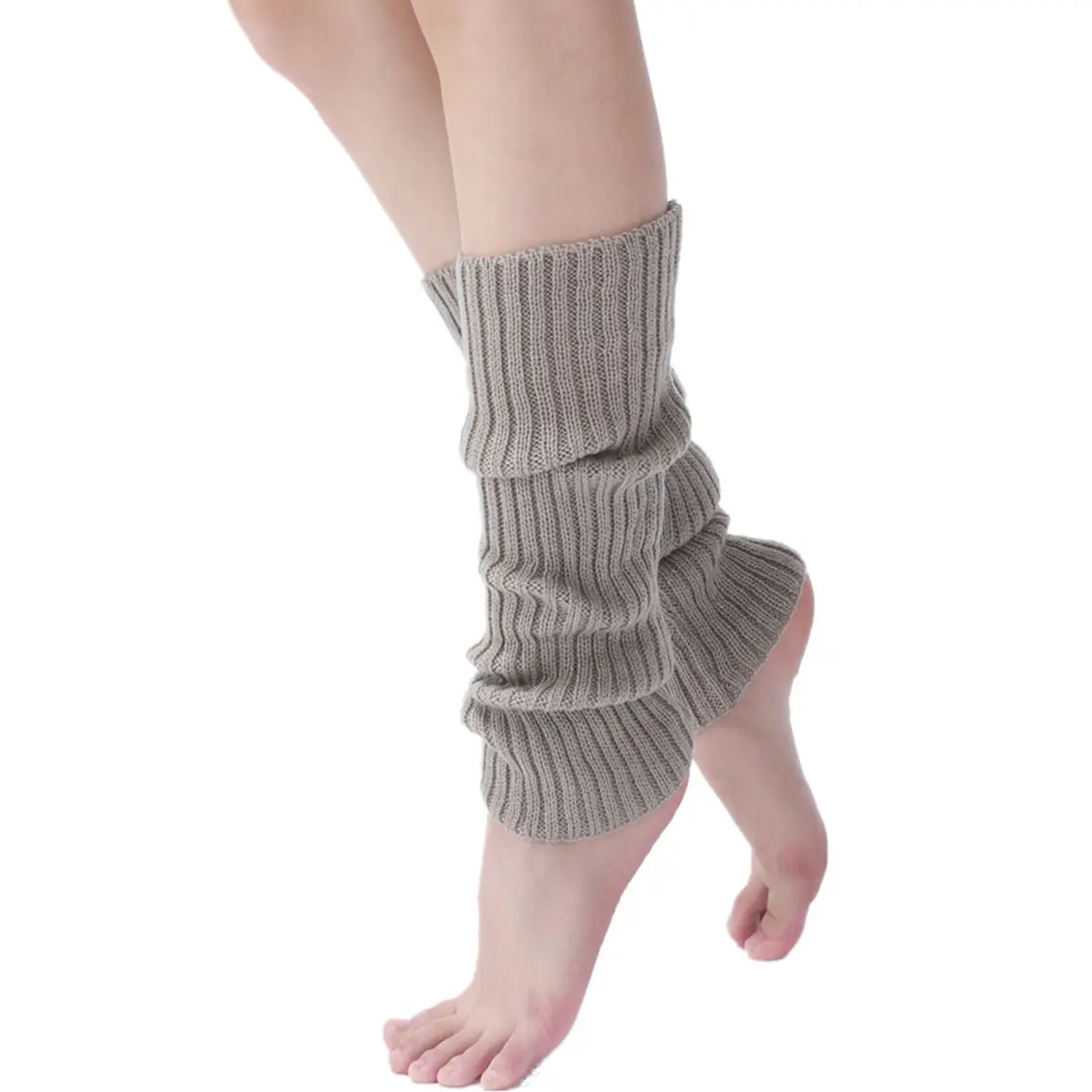 Chaussettes d'hiver à logo personnalisé bon marché Chaussettes moelleuses souples antidérapantes coupe-vent confortables jambières pour femmes