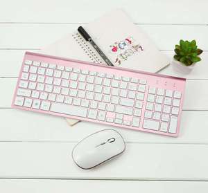 2.4g bateria tipo mini silencioso jogo, escritório trabalho teclado sem fio e <span class=keywords><strong>mouse</strong></span> conjunto
