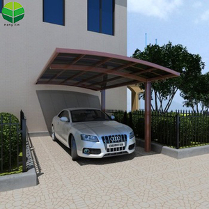2024Aluminium Solar Roof System Polycarbonate Carport Pergola Parallel Parking Racking <strong>Structure</strong> for Garage Car Shelter <strong>Shade</strong> - Product Image 3