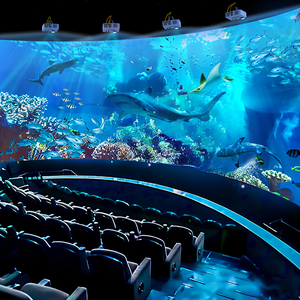 Proyección de sala inmersiva de imágenes de alta definición Experiencia visual de 360 grados, sala de exposiciones avanzada con sensor de radar. - Product Image 1