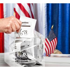 Tùy chỉnh plexiglass đề nghị hộp heo con Ngân hàng rõ ràng Acrylic Smash tiền hộp Acrylic từ thiện lá Phiếu tặng hộp với khóa - Product Image 6