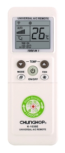 K-1038E CHUNG HOP Schiebe abdeckung versteckte Taste Design OEM ODM Split Klimaanlage Universal Controller AC Fernbedienung - Product Image 2