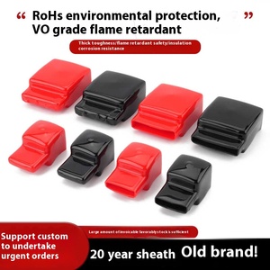 UPS PVC <strong>Spring</strong> Battery <strong>Connection</strong> <strong>Terminal</strong> <strong>Block</strong> Protective Sleeve for Copper Busbar Insulation Cap for Positive Negative Poles - Product Image 2
