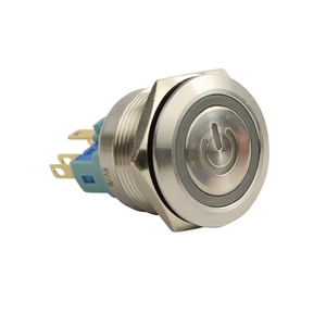 22mm 25mm 3V <strong>6V</strong> 9V 12V 24V 110V 220V Reset With LED Latching Waterproof Mafelec Push Start Stop Button <strong>Switch</strong> - Product Image 5