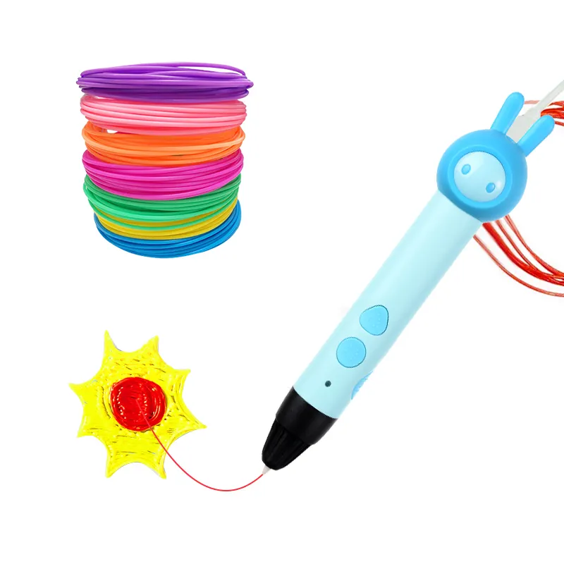 3D bút cho trẻ em Quà Tặng 3D in ấn nhựa Filament nhiều màu 3D bút Filament 1.75 mét đường kính 3D vẽ bút