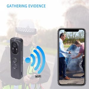 カスタマイズされたミニカメラ1440P 2.4G WiFiボディ着用カメラ0.66 "OLEDディスプレイと256GBストレージボディ着用カム