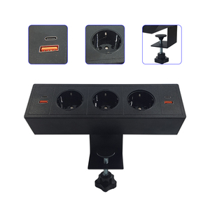Multi USB Desktop 3 Stecker verlängerung Steckdosen leiste 7 In 1 Tischkante Abnehmbare EU-Steckdose für Office Hotel Home - Product Image 6
