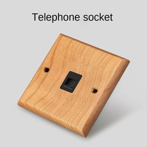 Retro Black walnut Panel Wand schalter TV-Computer buchse mit exzellentem Service für den Heimgebrauch und WiFi-Netzwerke - Product Image 3