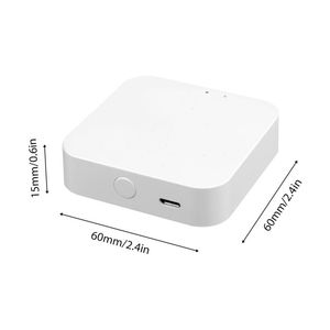 Беспроводной шлюз Tuya/ZigBee/BT 3-в-1, приложение, пульт дистанционного управления, устройства для умного дома, беспроводной концентратор для умного дома, простая настройка для умного - Product Image 2