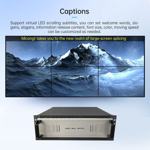 2K HDM I videowall จอควบคุมวิดีโอ LED 3x4พร้อมอินพุต VGA DVI HDM I 4ทาง