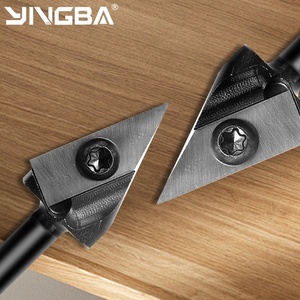 Yingba sıcak satış V Bit değiştirilebilir Insert V oluk planya yönlendirici Bit ahşap MDF 3D gravür için freze kesicisi - Product Image 3