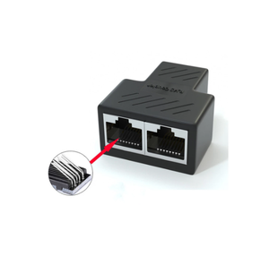 Extensor RJ45 de 1 a 2 vías, divisor, adaptador Ethernet para conexión de Cable de Internet, 1 entrada, 2 salidas, alta calidad - Product Image 5