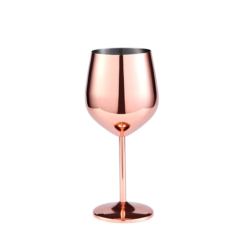 New Arrival 18oz Unbreakable Stainless Steel Colorful Red Wine Glasses Goblet Metal Beer Cup Tumbler for Party Wedding