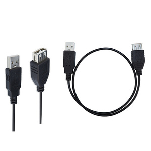 Focus สายเคเบิลเครื่องพิมพ์ USB สีดำความเร็วสูง2.0สายต่อสาย USB ตัวผู้เป็นตัวขยาย M F สายเคเบิลข้อมูลความเร็วสูง - Product Image 1