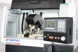 7軸1107ミニCNC旋盤自動水平フラットベッド構造金属切削用スイス型旋盤 - Product Image 4
