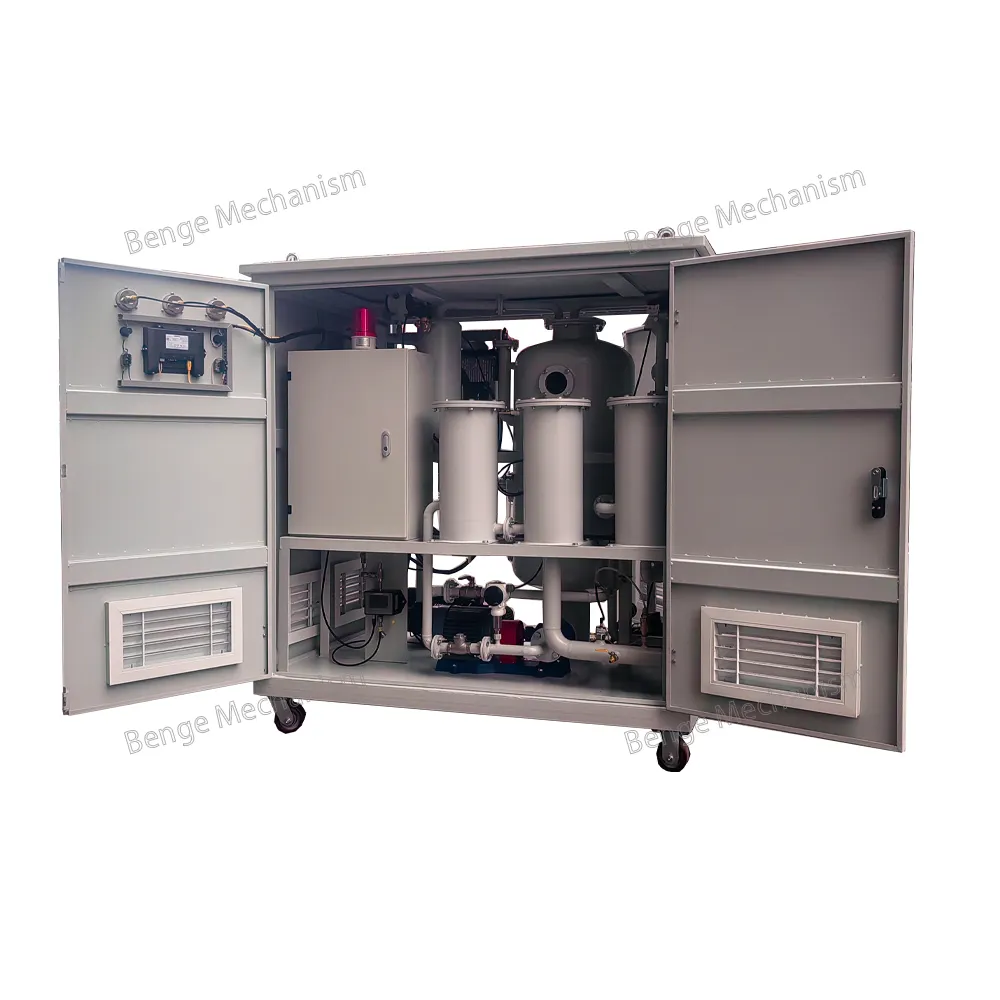Geschlossener Filter hocheffizienter Vakuum-Transformator Ölreiniger gebrauchtöl-Reiniger Filtermaschine Hydraulikölreiniger