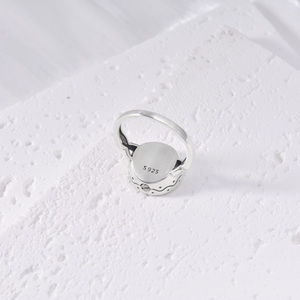 Merryshine 925 ayar gümüş öz dolgu bellek anne inci erkek ağacı hayat kül kremasyon çömleği yüzük insan külleri için - Product Image 4