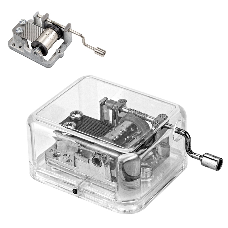 Caja de plástico plateada con impresión de LOGO-2