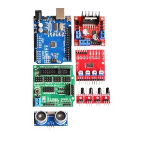 4WD Smart Robot Car Chassis Kit für CH340 Uno R3 mit USB-Kabel für Arduino mit Ultraschall modul für Training Starter Kit
